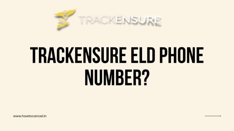 Trackensure Eld Phone Number?