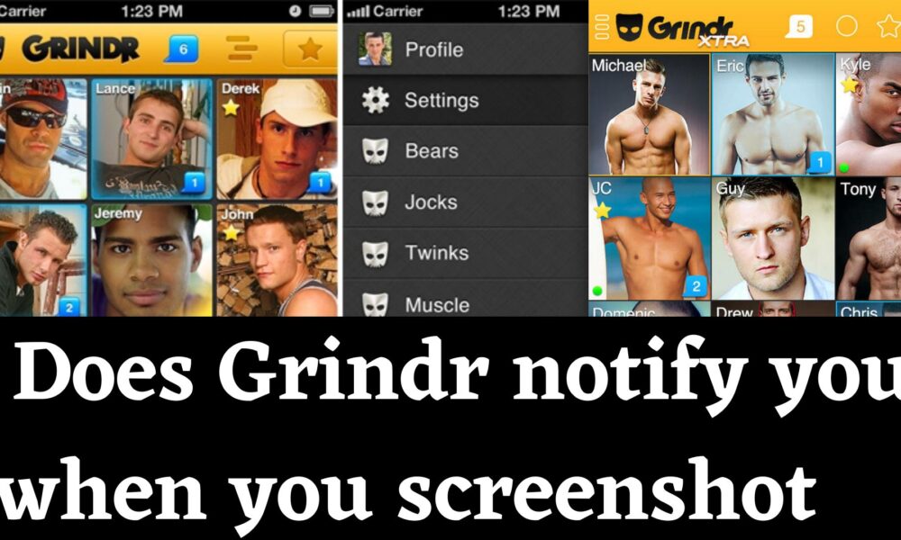 Does Grindr notify you when you screenshot