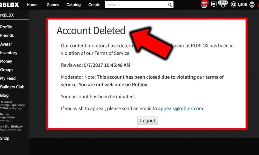 does roblox delete inactive accounts