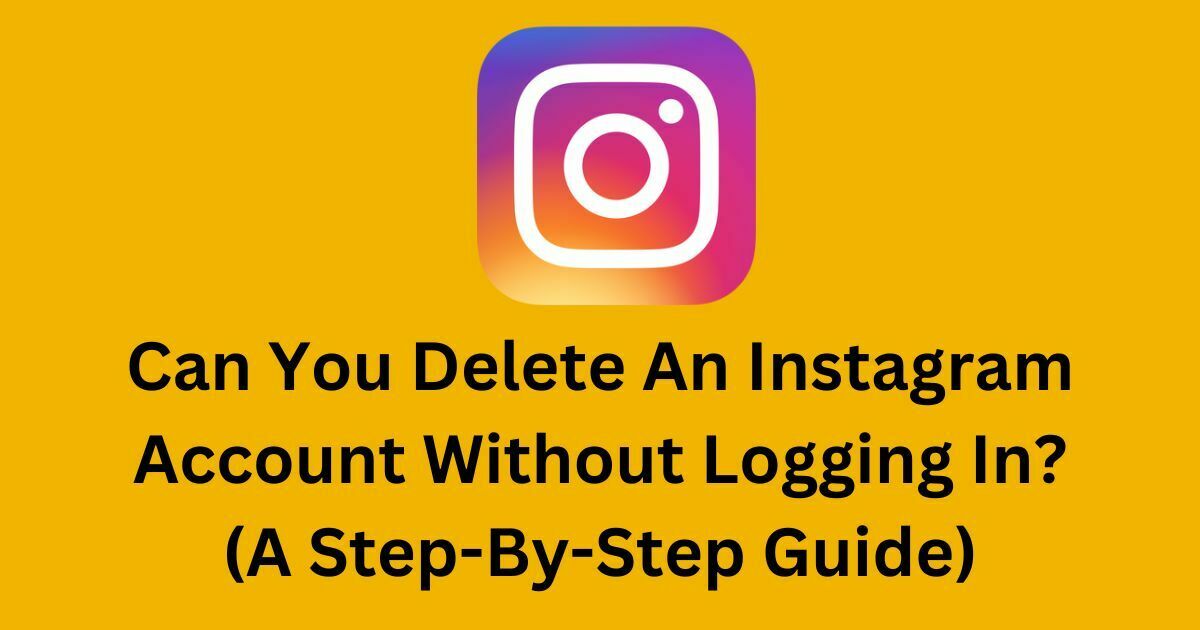 Delete An Instagram Account