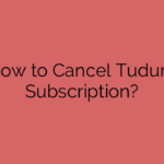 How to Cancel Tudum Subscription?
